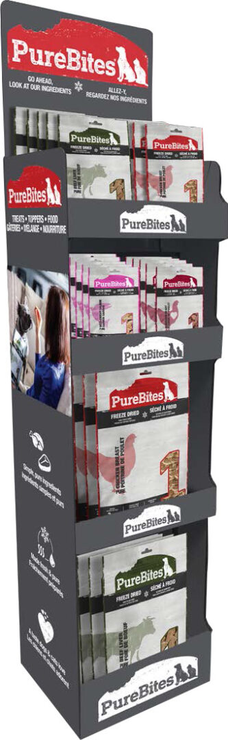 PUREBITES MIXED DOG TREAT WITH CHICKEN HEART FLOOR