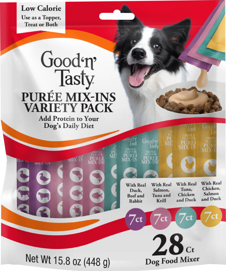 GOOD 'N' TASTY PUREE MIX IN TUBES VARIETY PACK