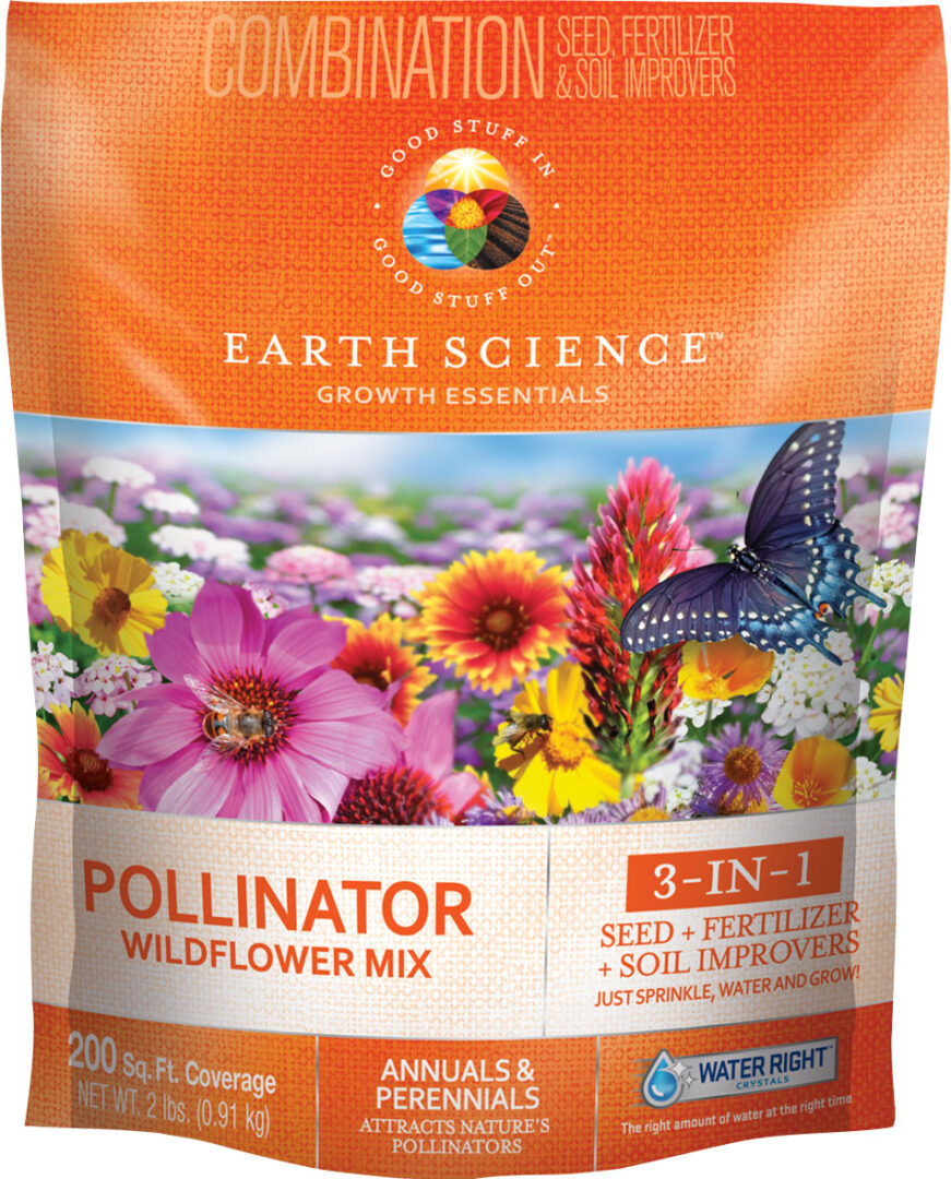 EARTH SCIENCE WILDFLOWER POLLINATOR MIX 3-IN-1