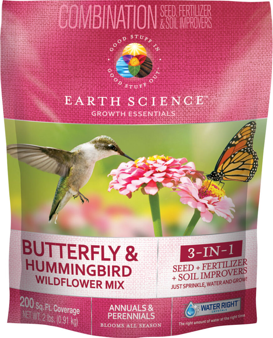 EARTH SCIENCE WILDFLOWER BUTTERFLY&HUMMINGBIRD MIX