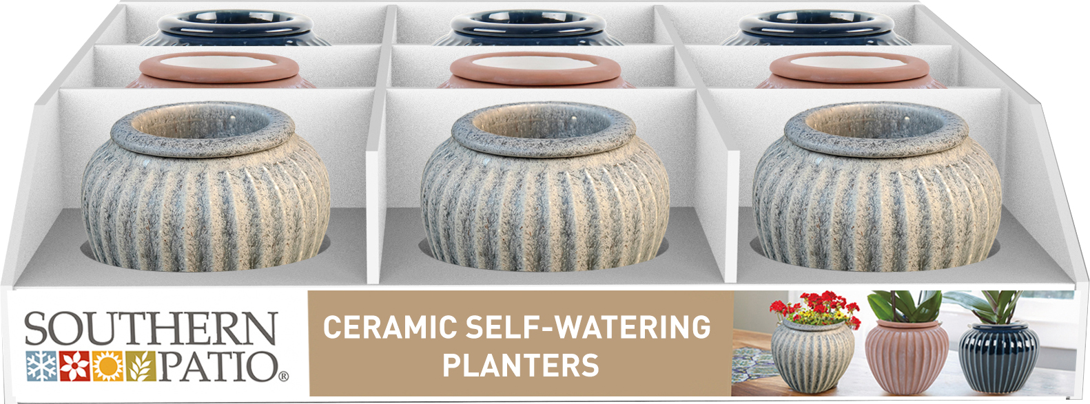 SOUTHERN PATIO BEASLEY SELF-WATERING TRAY PACK