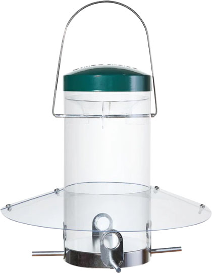 BIRD'S CHOICE HANGING BIRD FDR W/BAFFLE WEATHR GRD