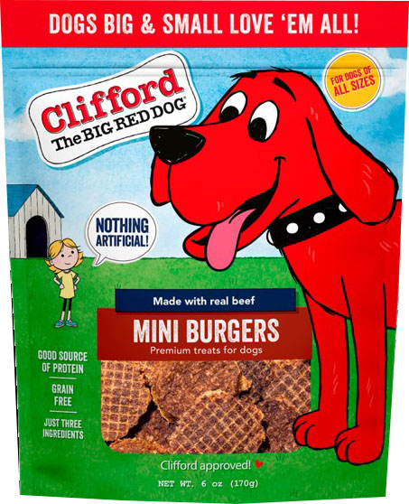CLIFFORD SOFT & CHEWY MINI BURGERS