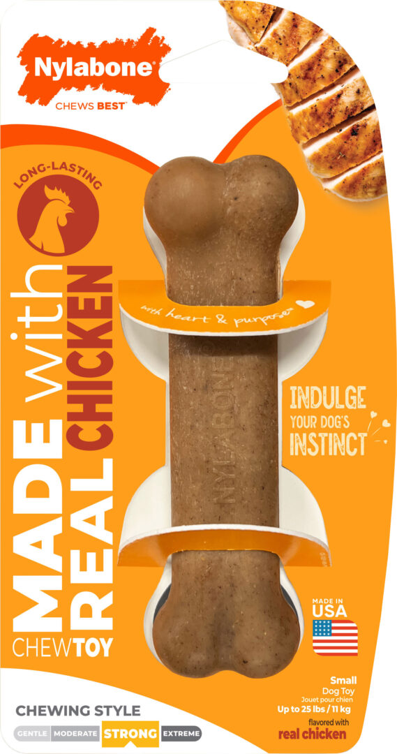 NYLABONE STRONG CHEW REAL INGREDIENT BONE
