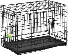 CONTOUR DOUBLE DOOR DOG CRATE