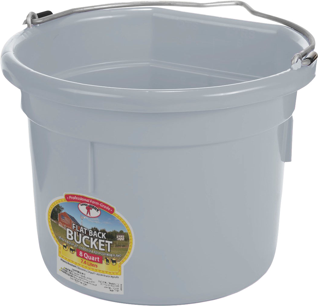 LITTLE GIANT DURAFLEX PLASTIC FLAT BACK BUCKET