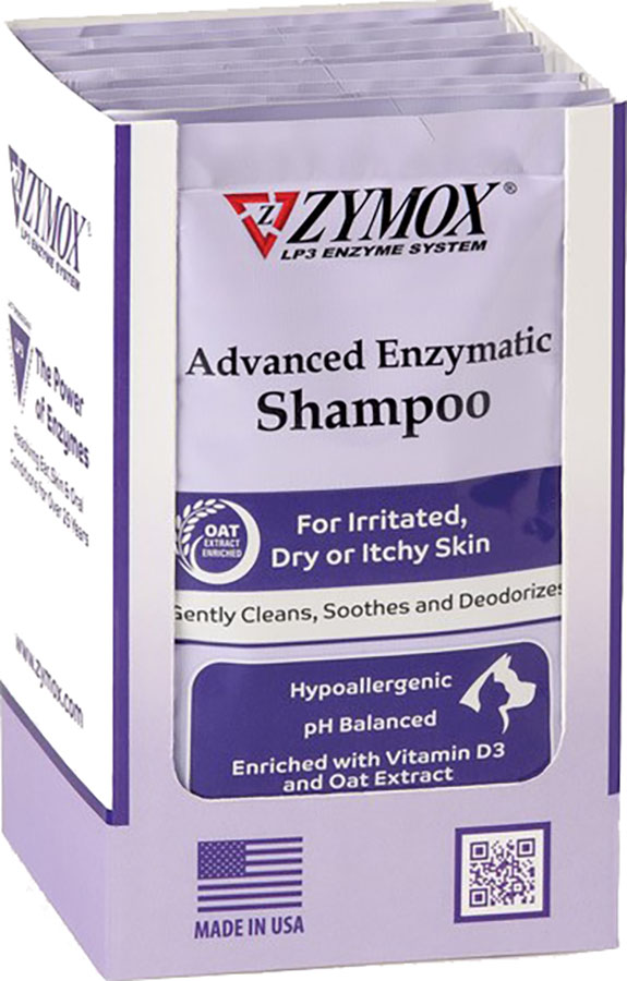 ZYMOX ADVANCED ENZYMATIC SHAMPOO FOIL DISPLAY My Pet Store and More