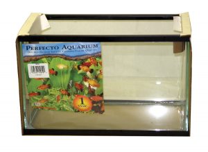 Aqueon Standard 10 Gallon Glass Rectangle Aquarium with Zilla 20 Pro Sol  Light Fixture