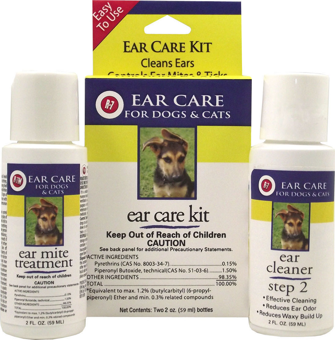 MIRACLE CARE R7 EAR CARE KIT My Pet Store and More Pet Supplies